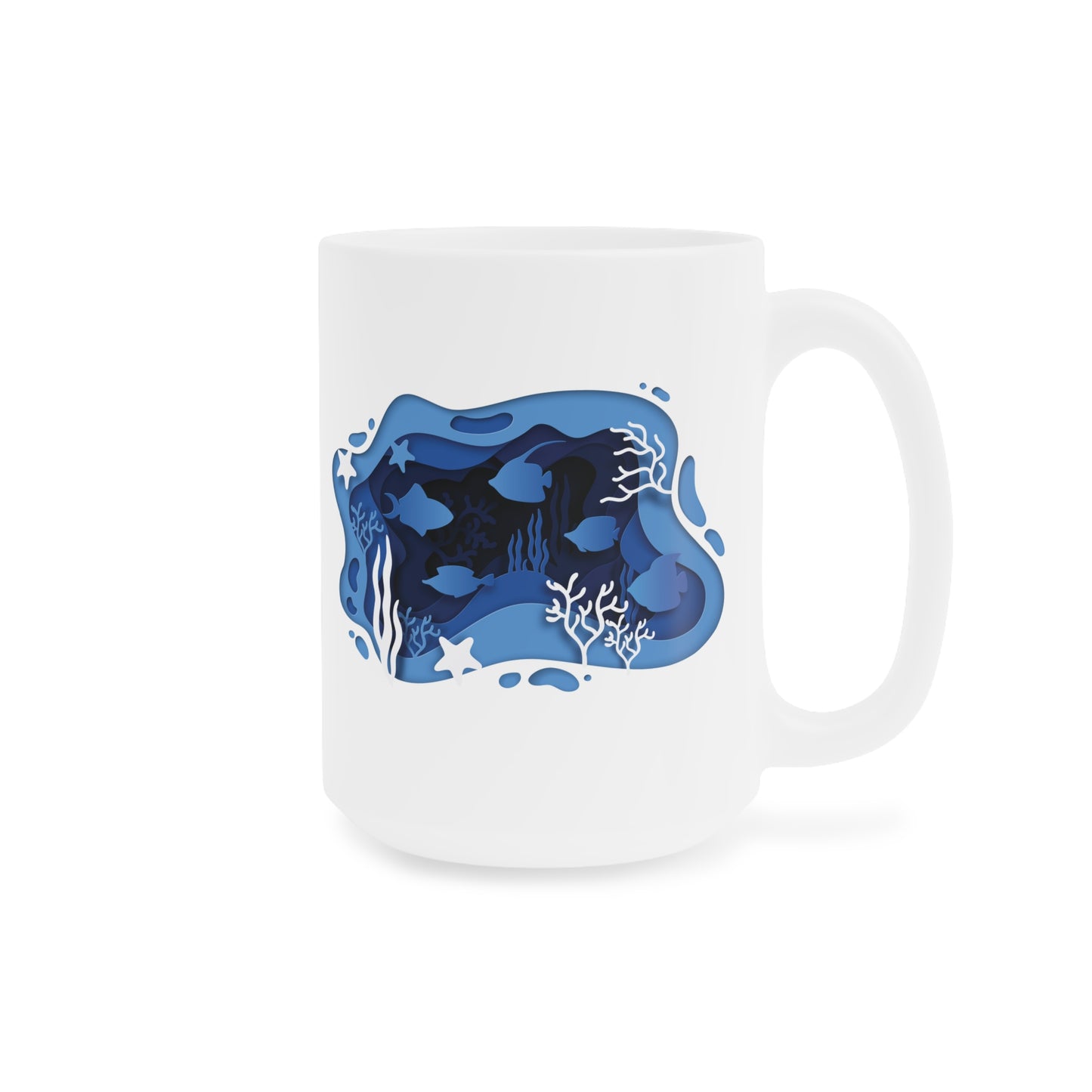 Deep Blue 15oz Mug